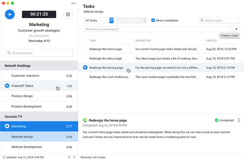 HubStaff is your next time tracking tool for teams